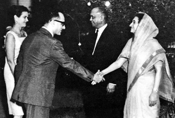 concetto guttuso incontra indira gandhi a rangoon  birmania 1959