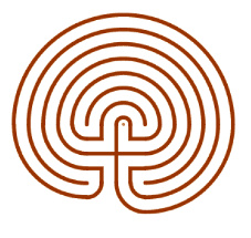 labirinto celtico di forma circolare